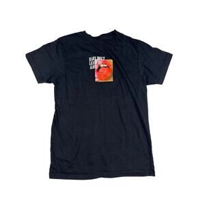 By Samii Ryan - Baby Don't Leave Me Alone T-shirt in Black and Red